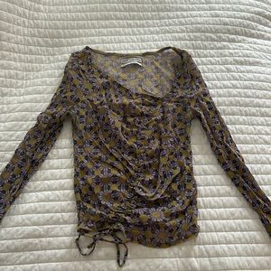 Cute floral going out top!